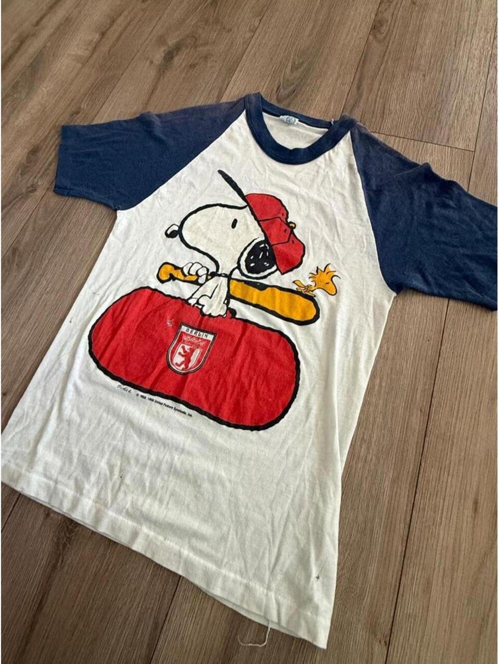 Vintage 70s Snoopy Berlin Baseball Tee